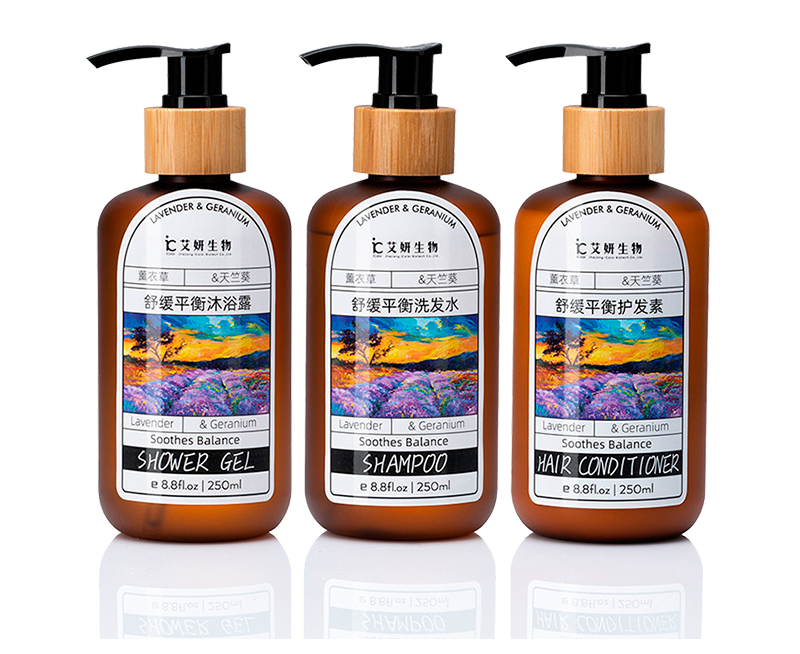 Lavender geranium essential oil series
