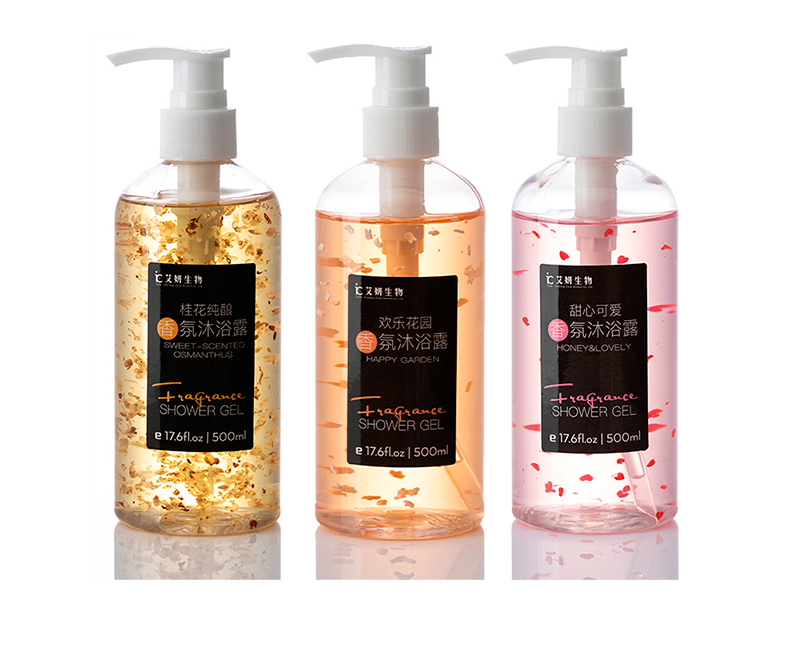 Suspended fragrance shower gel series